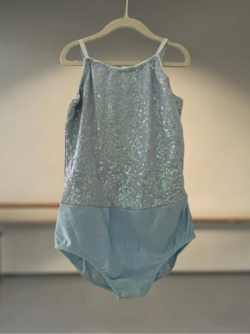 Light Blue Sparkle Tulle Princess Dress for Kids Size LC